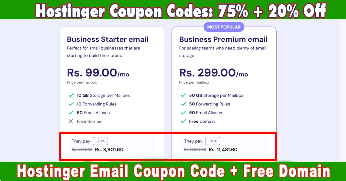 Hostinger-email-coupon-code-free-domain